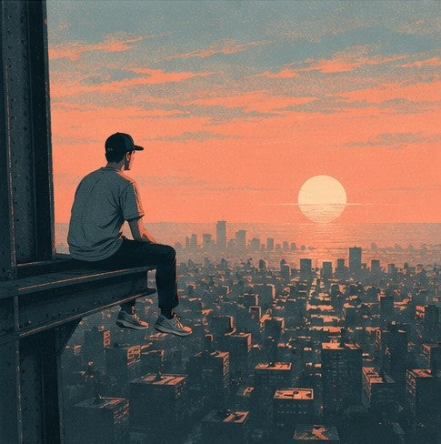 City Sunset Observer