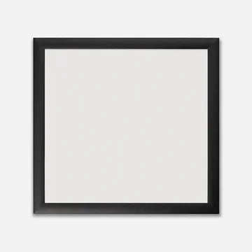 Aluminium black frame option
