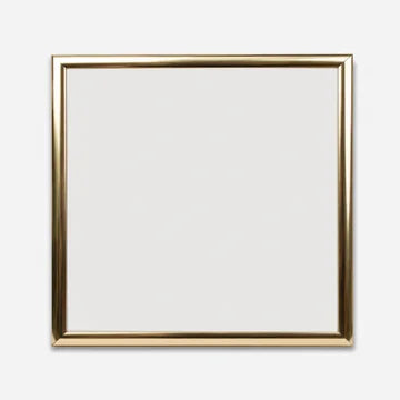 Aluminium gold frame option